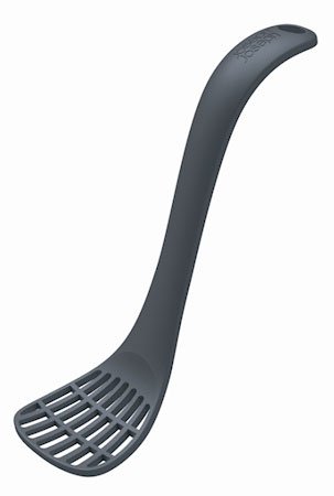 Mačkadlo a servírovacia lyžica 2-in-1 šedá