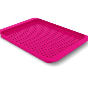 Protišmykový podnos Grip Tray ružový veľký