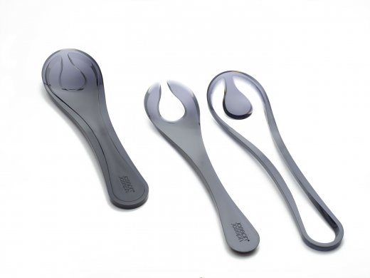 Šalátový príbor Salat spoon čierny