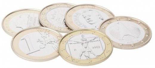 Podložky pod poháre Euro Mince