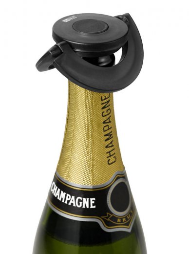Zátka na šampanské GUSTO - čierna FV31