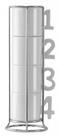 Stojan so šálkami Invotis 1,2,3,4 malý
