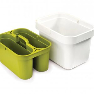 Vedro na čistiace prostriedky Clean&Store - zelený