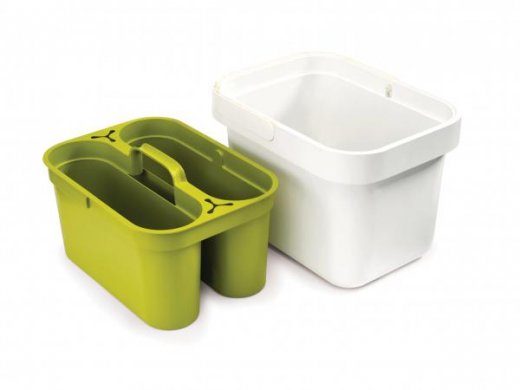 Vedro na čistiace prostriedky Clean&Store - zelený
