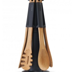 Stojan s nástrojmi Joseph Joseph Elevate Wood Carousel - šedý