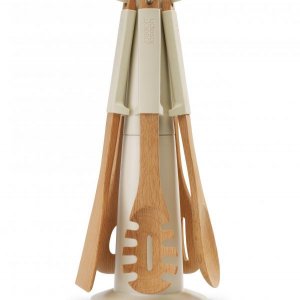 Stojan s nástrojmi Joseph Joseph Elevate Wood Carousel - béžový