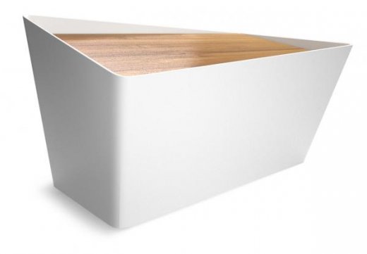 Chlebník s krájacou doskou BLACK-BLUM Bread Bin - biely