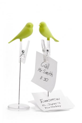 Poznámkový stojanček Qualy Note Sparrow - zelený