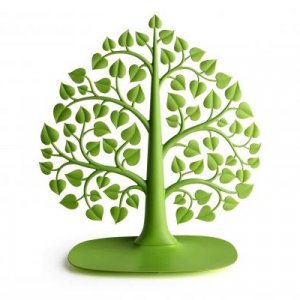 Stojan na šperky Qualy Tree - zelený