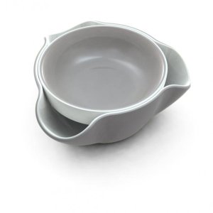 Dvojitá miska JOSEPH JOSEPH Double Dish™ Snack Bowl - biela/šedá