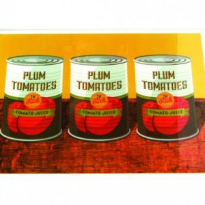 Sklenená doska TYPHOON Plum Tomatoes, 30x40 cm