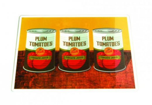 Sklenená doska TYPHOON Plum Tomatoes, 30x40 cm