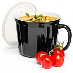 Hrnček na polievku SAGAFORM Soup Mug 0.5l - čierny