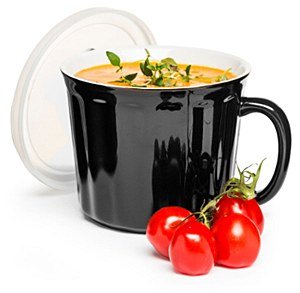 Hrnček na polievku SAGAFORM Soup Mug 0.5l - čierny