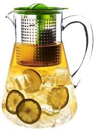 Plastová kanvica na ľadový čaj FINUM Iced-Tea Control™ 1.8 l - zelená