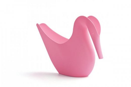 Konvička na zalievanie Qualy Swan - ružová
