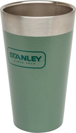 Nerezový outdoorový pohár - (pinta) STANLEY Adventure series 470 ml. zelený