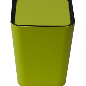 Odpadkový kôš QUALY Square Flip Bin - veľký, zelený