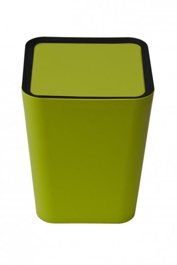 Odpadkový kôš QUALY Square Flip Bin - veľký, zelený