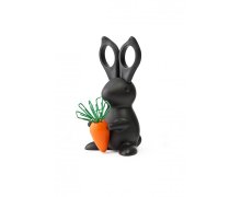 Stojan s nožnicami Qualy Desk Bunny Scissors - čierny