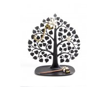 Stojan na šperky Qualy Tree - čierny
