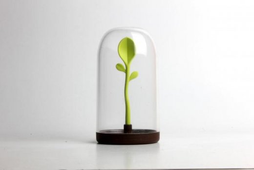 Dóza na potraviny s lyžičkou Qualy Sprout Jar