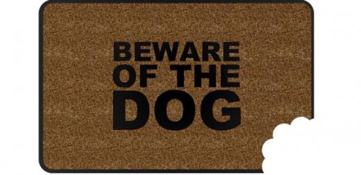 Rohožka BALVI Beware Of The Dog