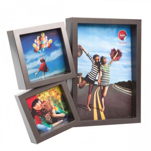 Fotorámik BALVI Vanity Multiple 3 - titán