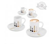 Šálky s podšálkami BALVI Barista