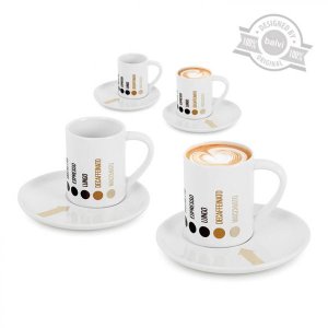 Šálky s podšálkami BALVI Barista
