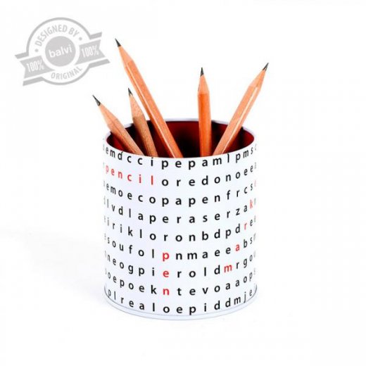 Stojan na ceruzky BALVI Letter Soup