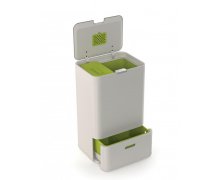 Koše na triedený odpad JOSEPH JOSEPH IntelligentWaste™ Totem 50 - slonovinová kosť
