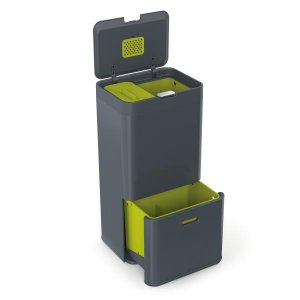 Koše na triedený odpad JOSEPH JOSEPH IntelligentWaste™ Totem 60 - grafitovo šedá