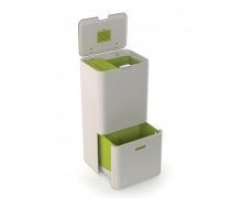 Koše na triedený odpad JOSEPH JOSEPH IntelligentWaste™ Totem 60 - smotanová