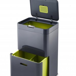 Koše na triedený odpad JOSEPH JOSEPH IntelligentWaste™ Totem 48 - grafitovo šedá