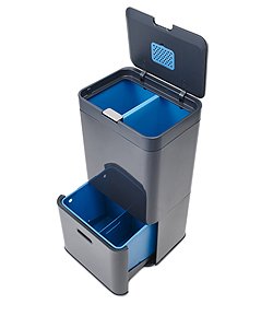 Koše na triedený odpad JOSEPH JOSEPH IntelligentWaste™ Totem 58 - grafitovo šedá