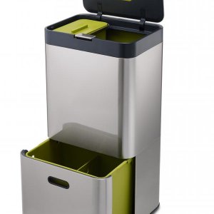 Koše na triedený odpad JOSEPH JOSEPH IntelligentWaste™ Totem 60S - nerez