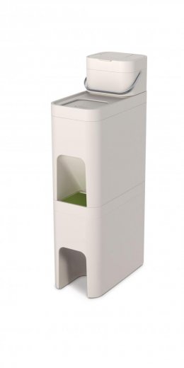 Koše na triedený odpad JOSEPH JOSEPH IntelligentWaste™ Stack 52 - smotanová