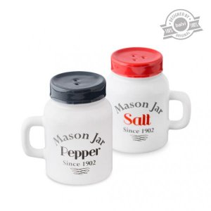Soľnička s koreničkou BALVI Mason Jar