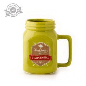 Hrnček BALVI Mason Mug, limetkový