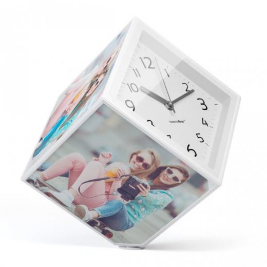 Rotujúca fotokocka s hodinami BALVI Photo-Clock