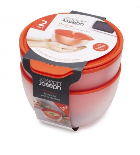 Sada - dvojstenné misy JOSEPH JOSEPH M-Cuisine™ Cool-touch Microwave Bowl