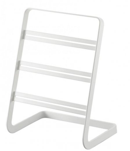 Stojan na náušnice YAMAZAKI Tower Earring Stand - biely