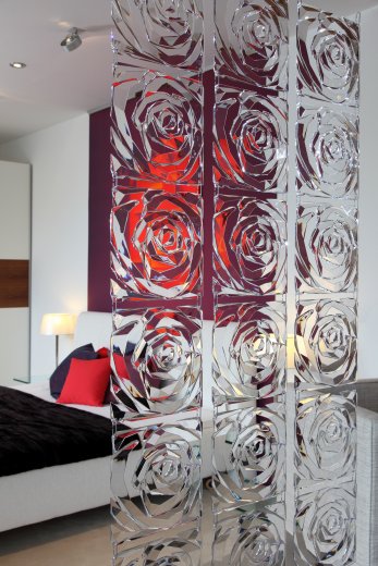 Dekoračná zástena Koziol Romance set 4 ks