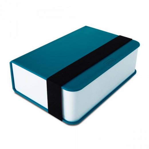 Desiatový box BLACK-BLUM Lunch Box Book, modrý