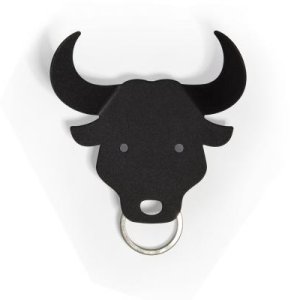 Vešiak na kľúče QUALY Bull Key Holder - býk biely