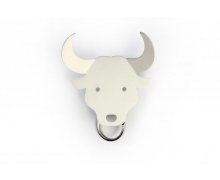 Vešiak na kľúče QUALY Bull Key Holder - býk biely