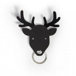 Vešiak na kľúče QUALY Bull Key Holder - jeleň čierny