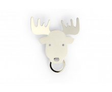 Vešiak na kľúče QUALY Moose Key Holder - los biely
