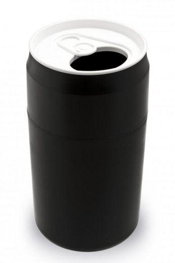 Odpadkový kôš QUALY Capsule Can - čierny